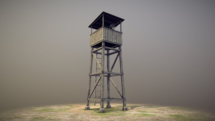 Observation Tower 01 3D Model