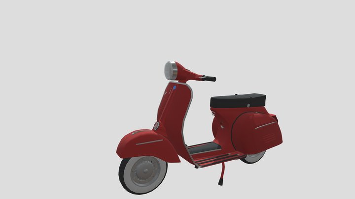 Vespa_load_paint_new 3D Model
