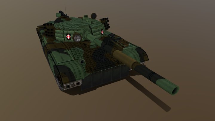 T-72M2 Wilk (Poland) – Free 3D Model STL