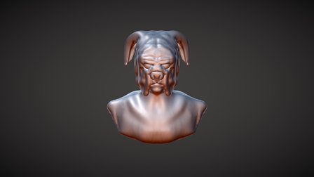 Bulldog Man 3D Model