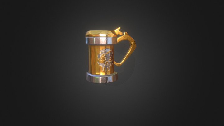 Sea Of Thieves Inspired Tankard 3D Model
