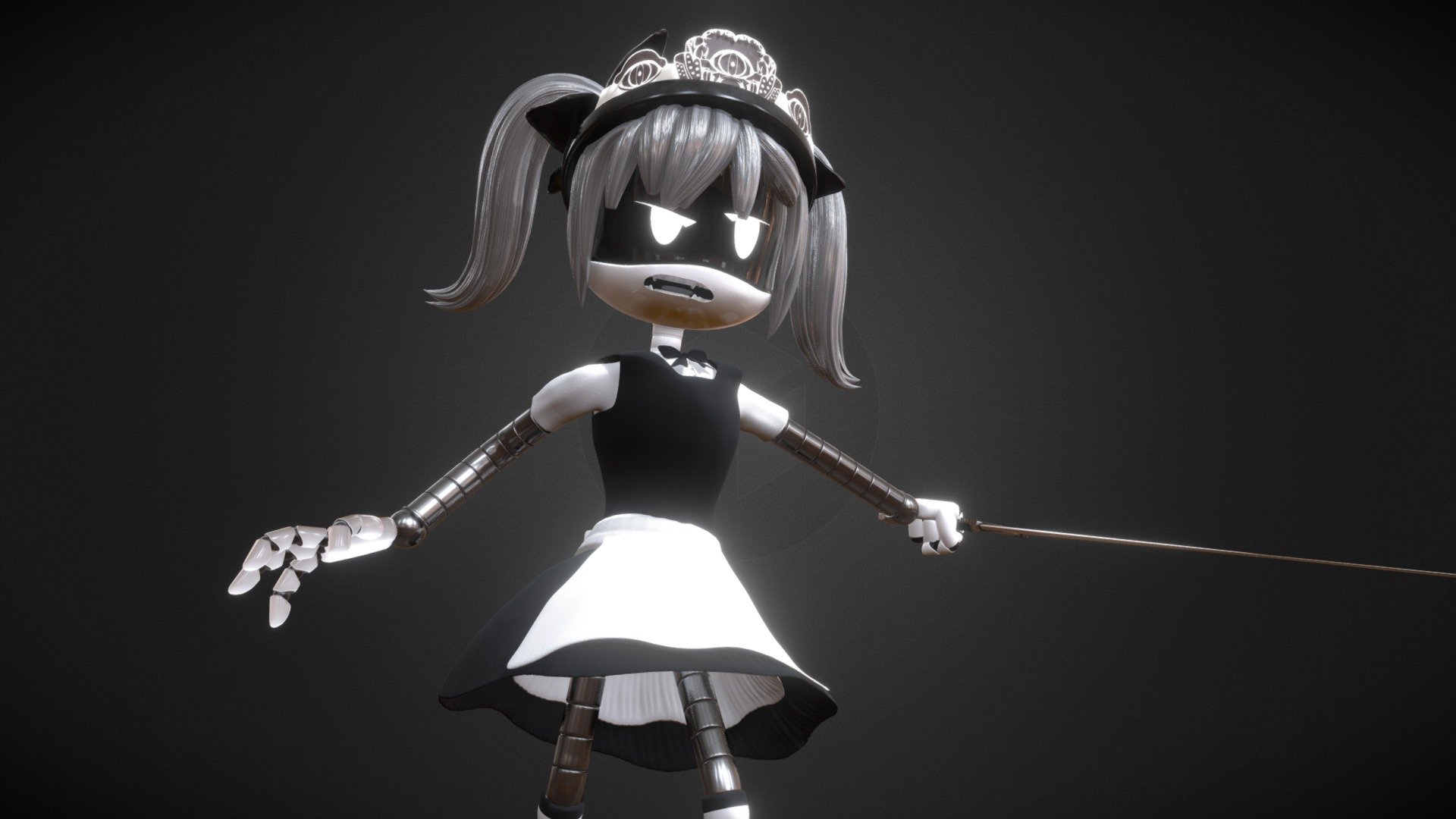 Maid J | Murder Drones [Check Description] - Download Free 3D model by ...