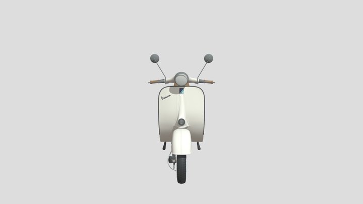 modelo 3d Moto vespa vintage - TurboSquid 1672702