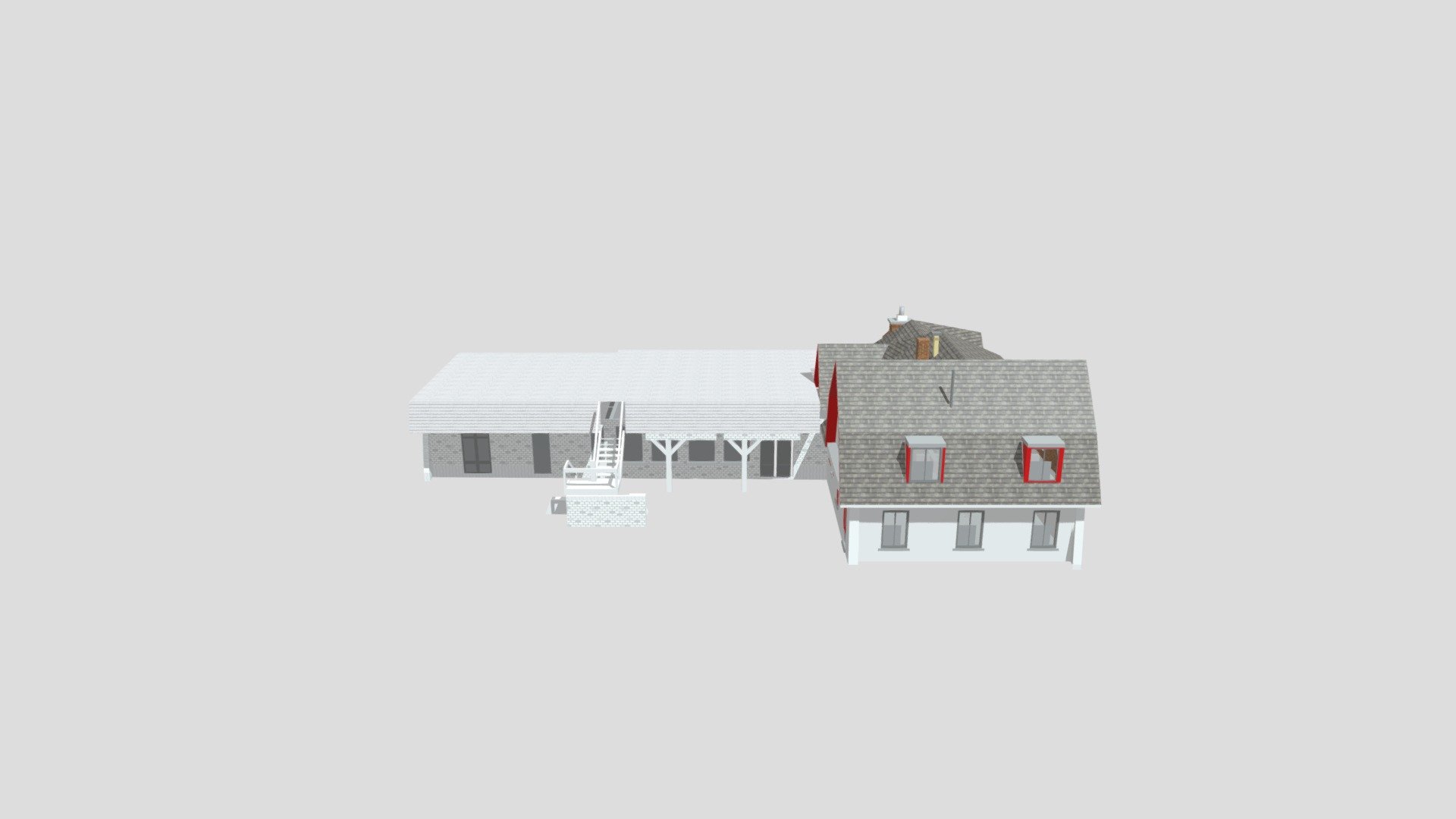 p3 Licensed Building — Sketchfab embed 3D viewer