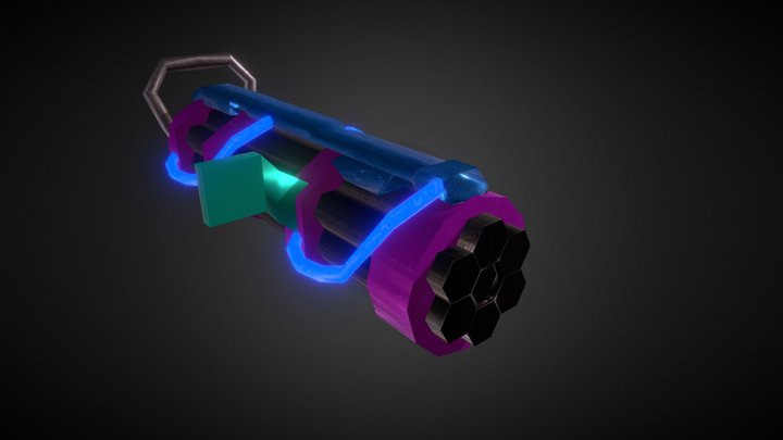 Minigun 3D Model
