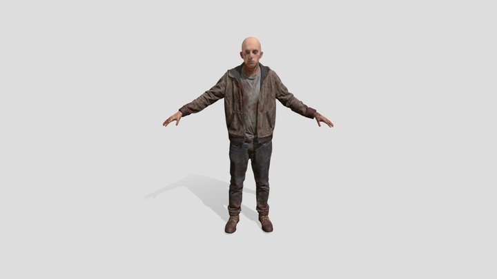 Last of Us Inspired Character 3D Model