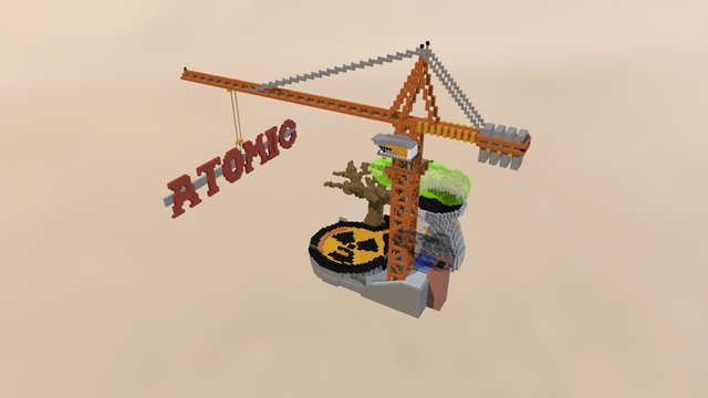 Atomic Minecraft 3D Model