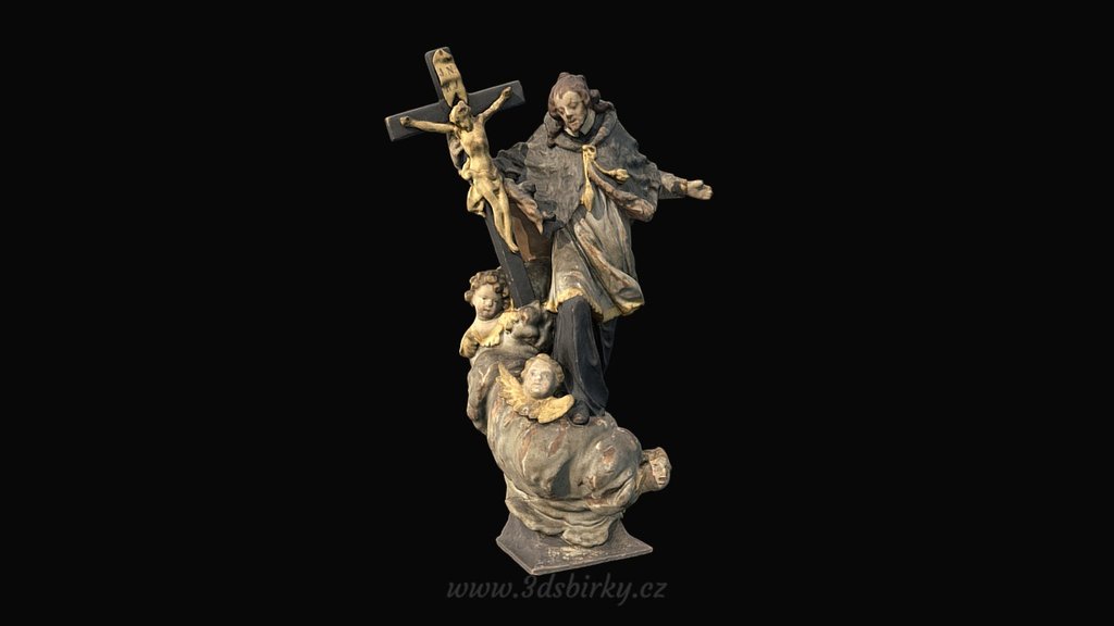 St. Jan Nepomuk / Sv. Jan Nepomucký — Sketchfab embed 3D viewer