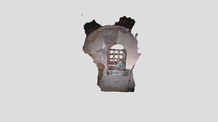 Original window in Saint Sophia Cathedral 3D Model