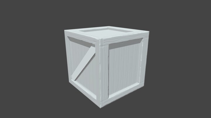 Make a Crate Final 3D Model