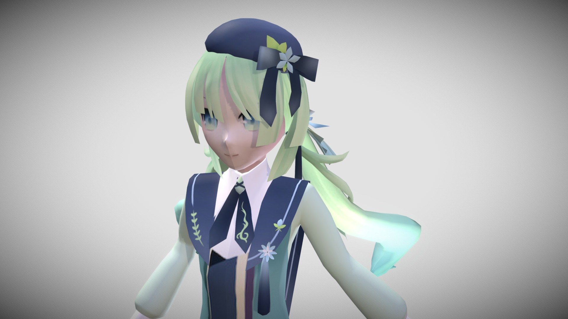 The student of Herbology 3D model by mulinart (chingart) [72bed45