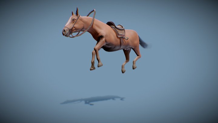 Horse Animation 3D Model