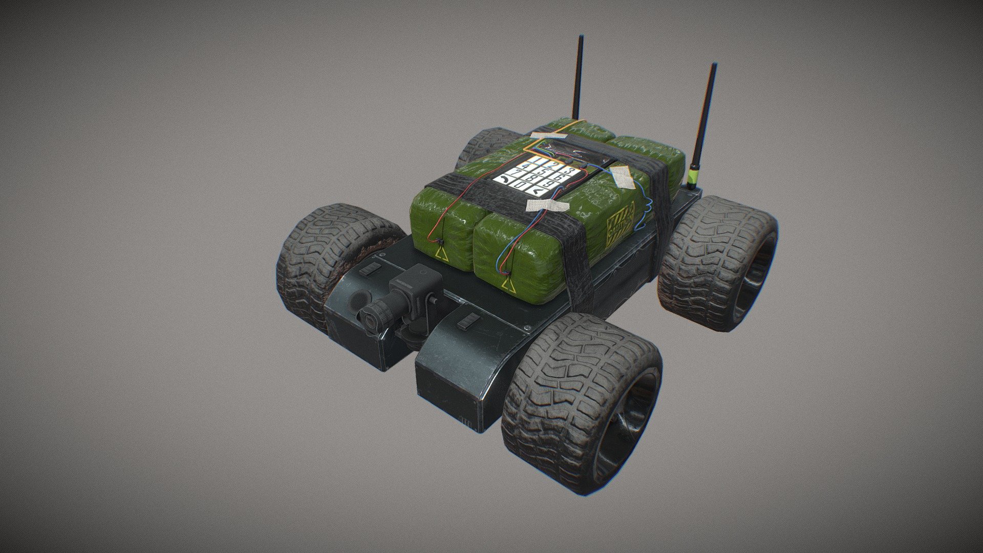 Radio controlled bomb 3D model by LP Cupcake (Andrewlxlxl99