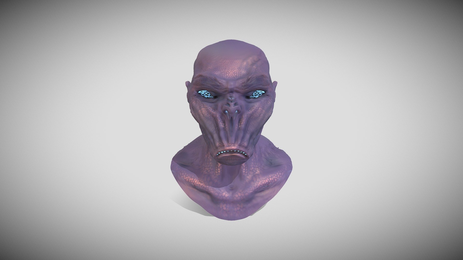 Fantastic creature head