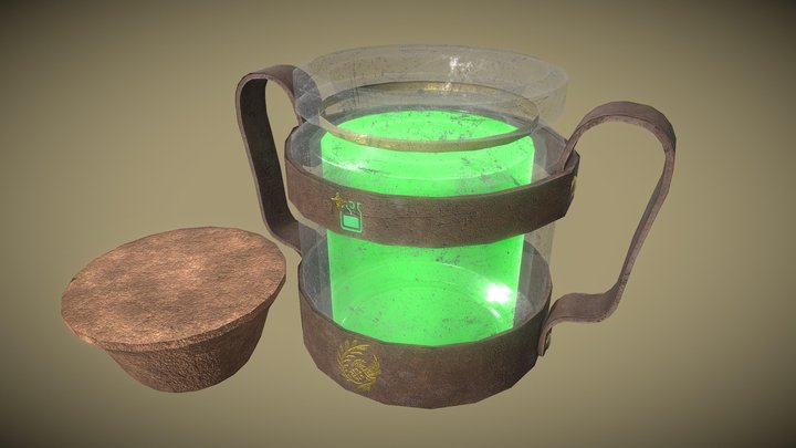 MH Healing Pot Game Res 3D Model
