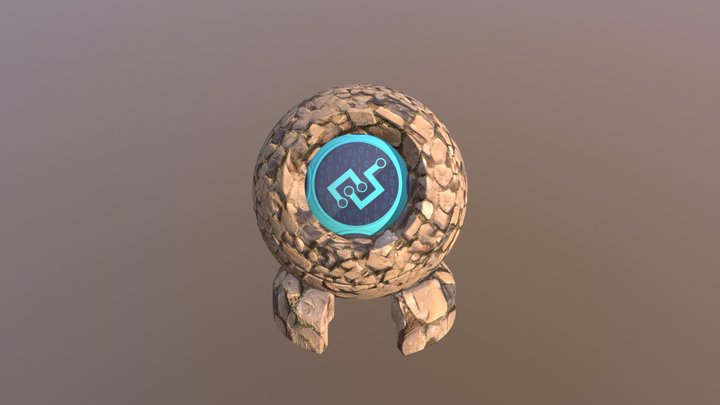 Portugeuse Stone Road 3D Model