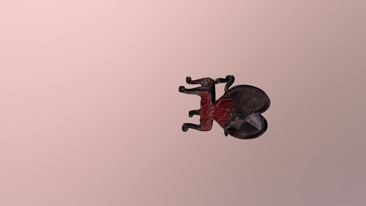 Rather - Queen of Hearts Throne - Photogrammetry 3D Model