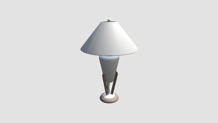 Highly detailed model of lamp 3D Model