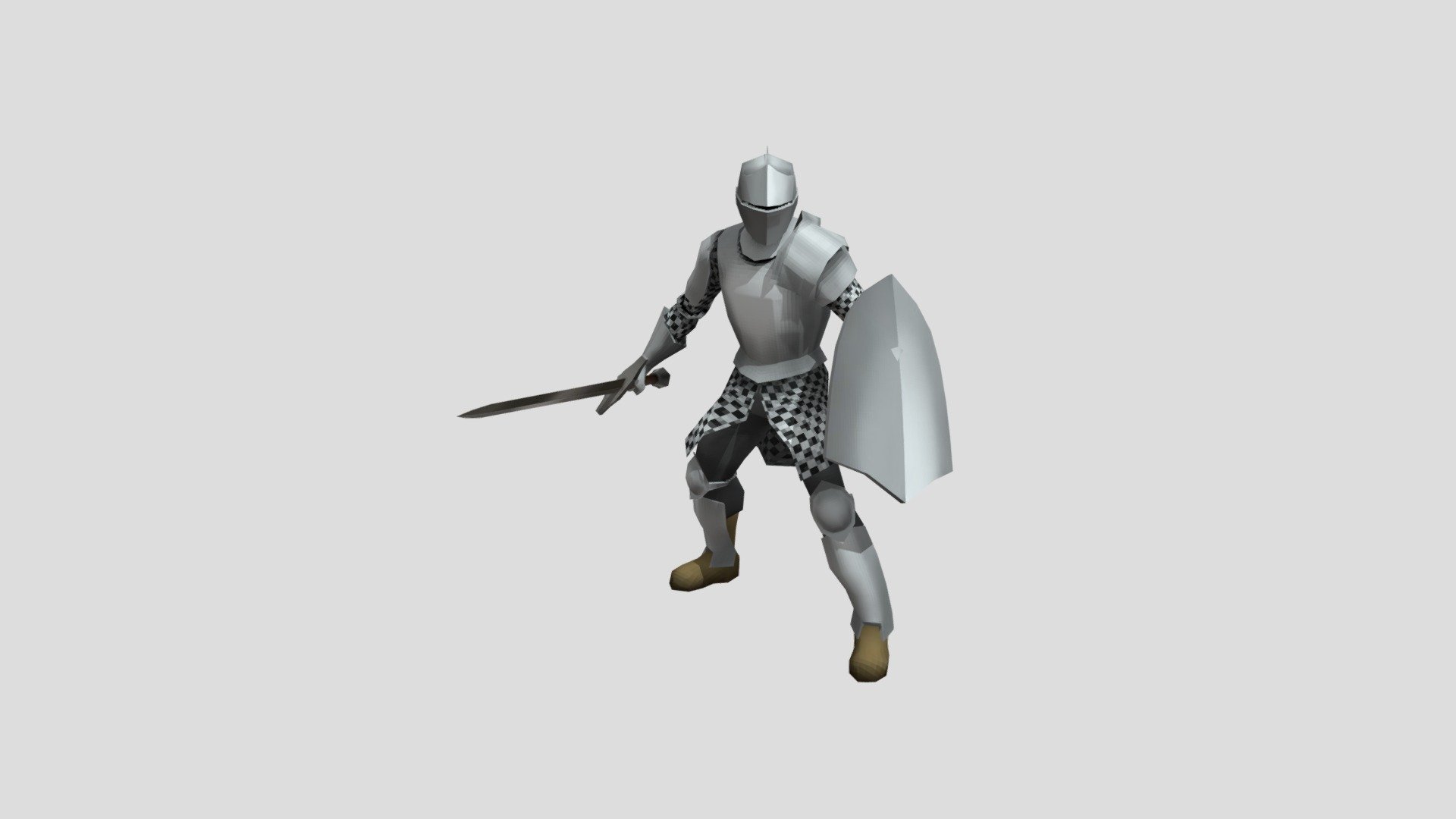Low Poly Knight - 3D model by Thecoolestree [72c1b06] - Sketchfab