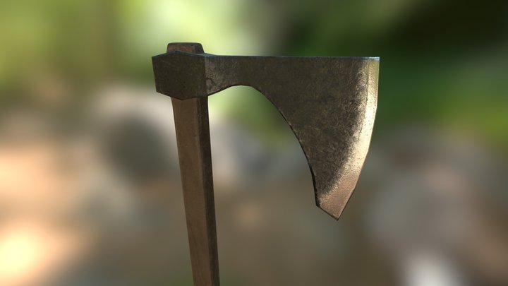 Viking Axe 3D Model
