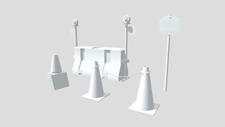 road work 2 3D Model