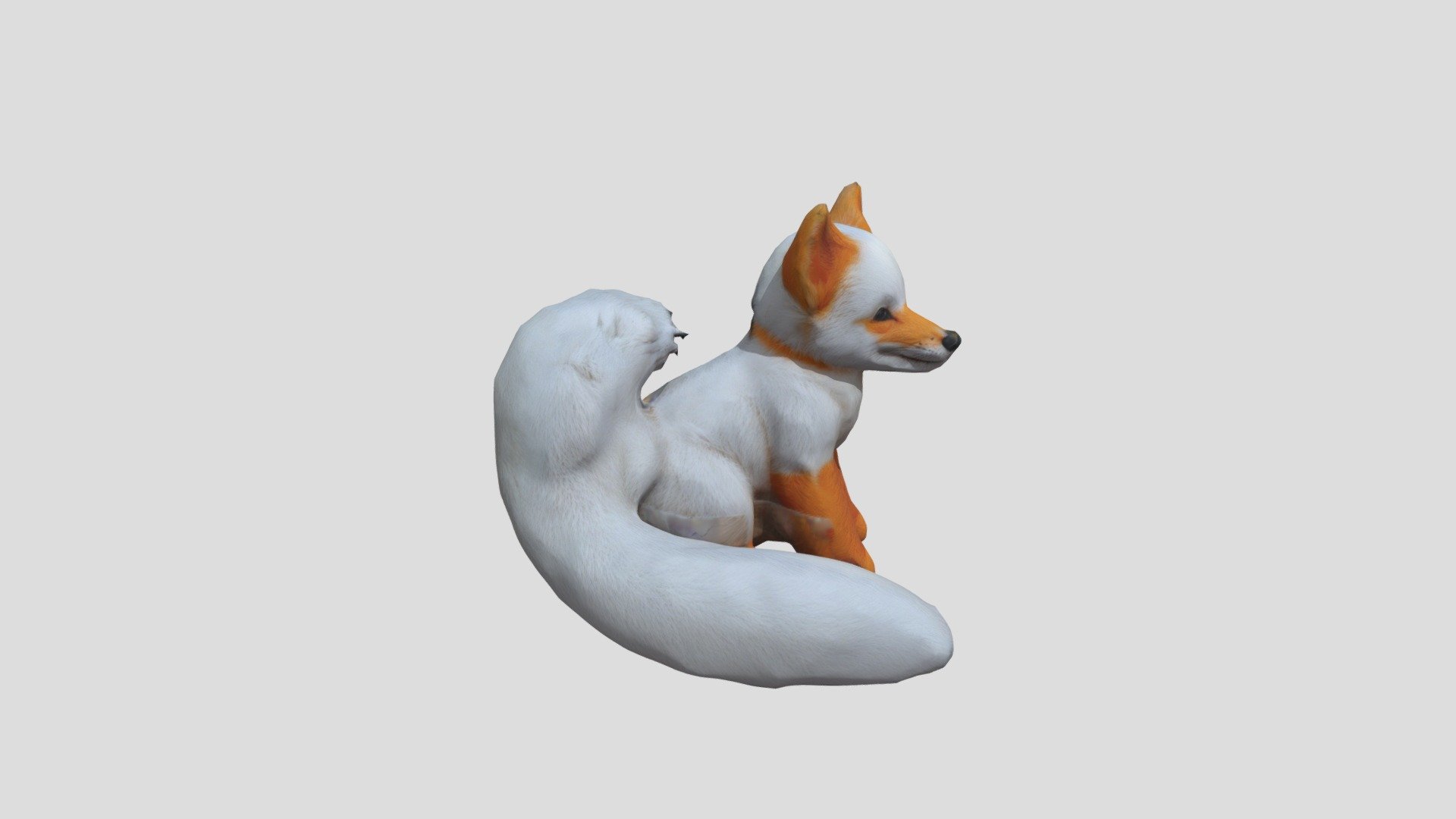 Weißer Fuchs - 3D model by Patzersen [72c26af] - Sketchfab