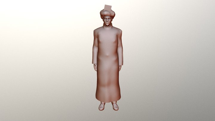 Bride man 3D Model