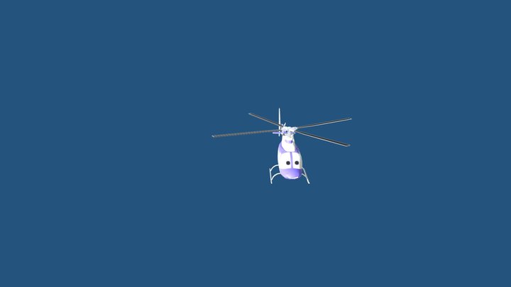 Harrison Helicopter 3D Model