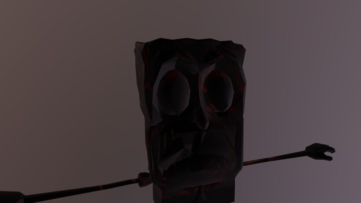 Scary Office Creature 3D Model