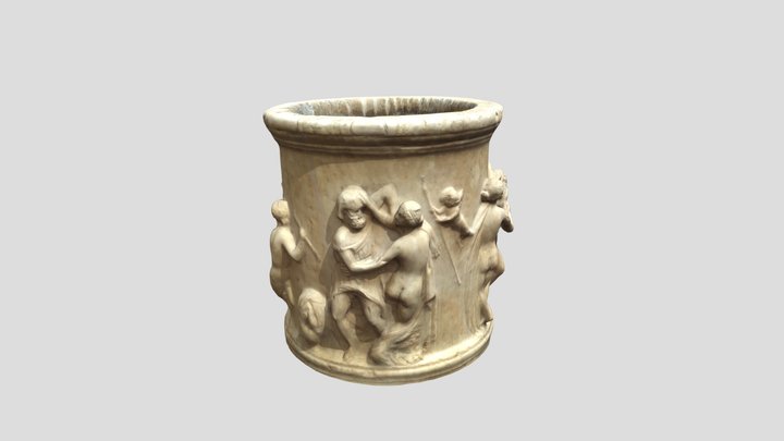Round_statue 3D Model