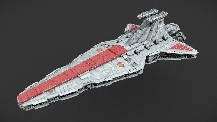 Venator Class Star Destroyer | Star Wars 3D Model