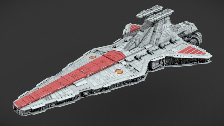 Venator Class Star Destroyer | Star Wars 3D Model