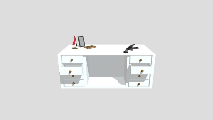 1991 Republican Guard Command Desk – Free 3D Model STL
