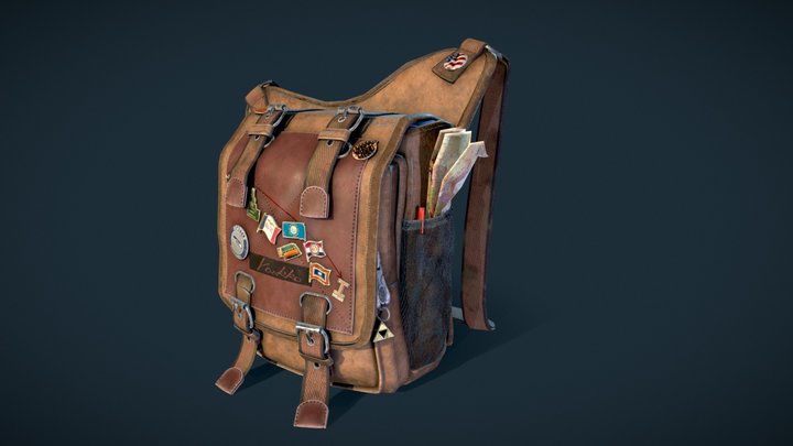 Traveler's Bag 3D Model