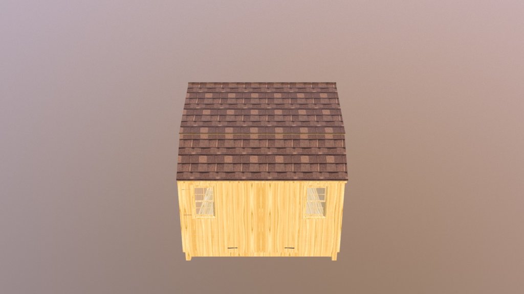 Gambrel Style - Pine Clapboard - Resawn Shake - 3D model by margolis ...