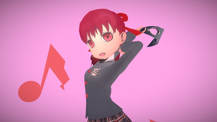 Kasumi PQ2 - Persona 5 3D Model