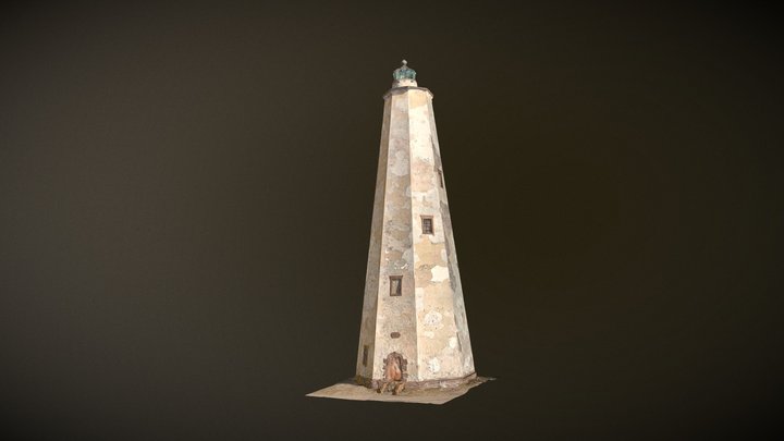 Old Baldy Lighthouse | Bald Head Island, NC 3D Model
