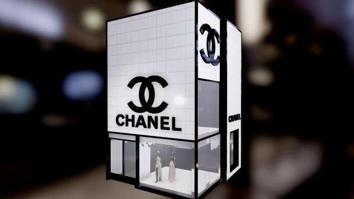 FACHADA CHfANEL - STOREFRONT – Modello 3D gratuito STL