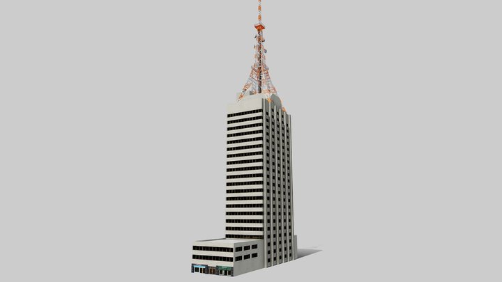 Grande Avenida Building 3D Model