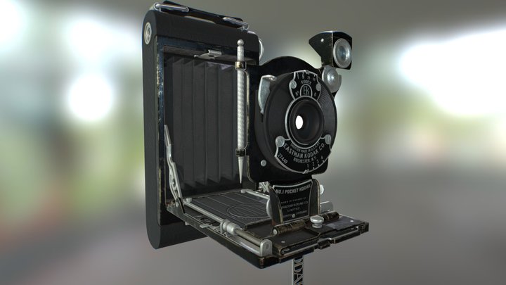 Kodak No1 Pocket Camera 3D Model