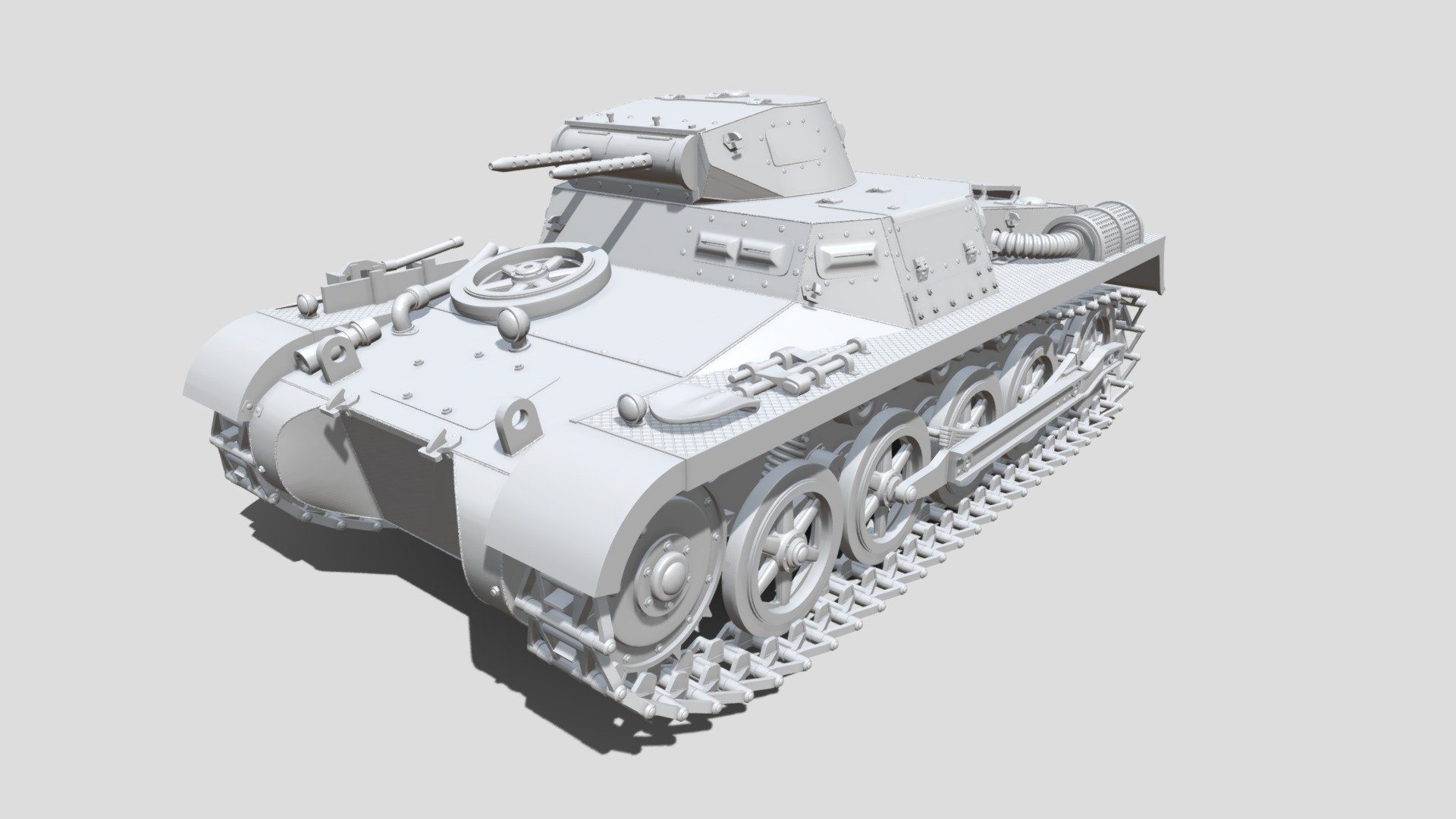 Pz Kpfw I Ausf A - 3D model by Zenislew [72ccd0d] - Sketchfab