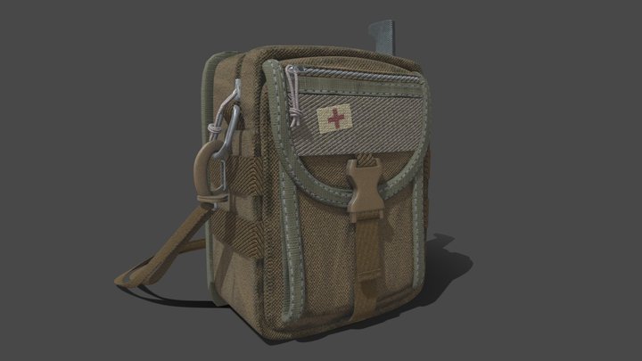 Hunting Bag 3D Model