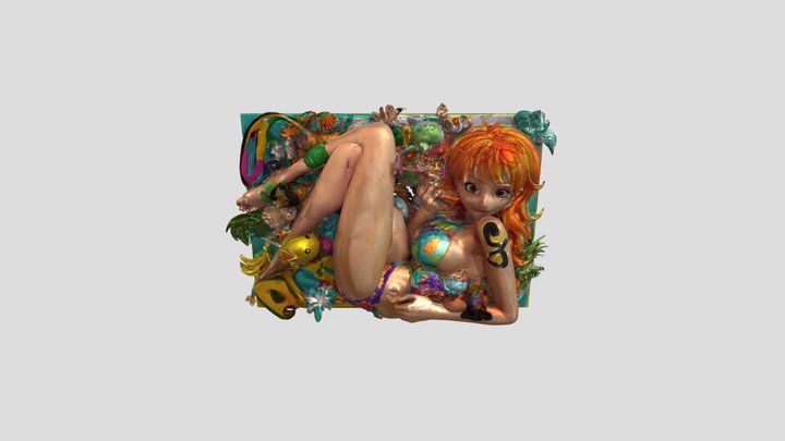 One Piece Nami 3D Model