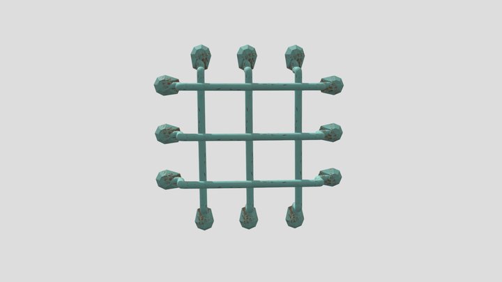 Pirate ship grill for lock up – Free 3D Model STL