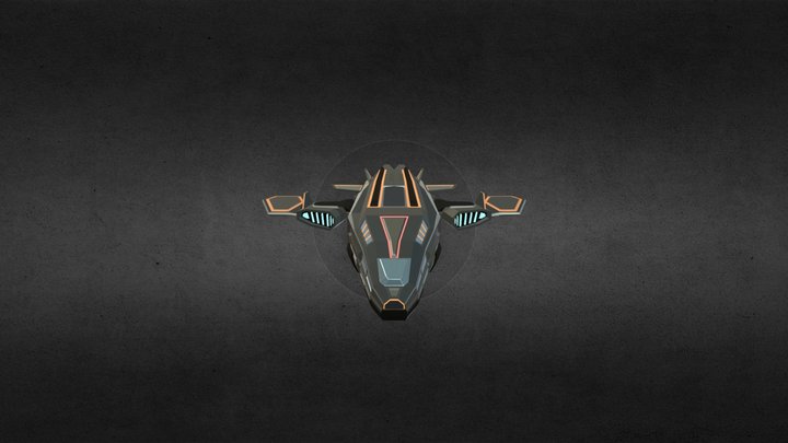 Space Ship 3D Model