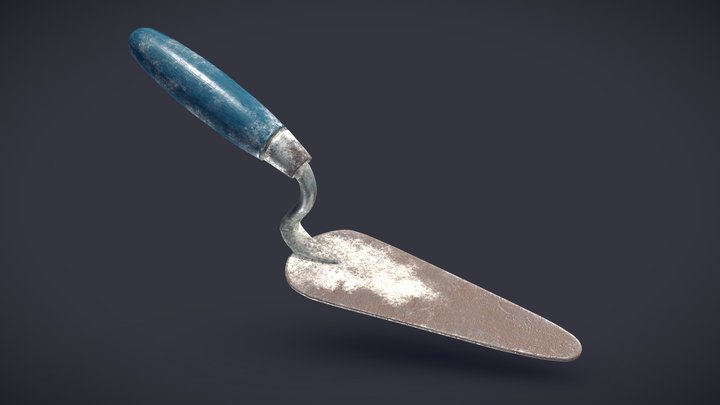 Gauging Plastering Trowel 3D Model