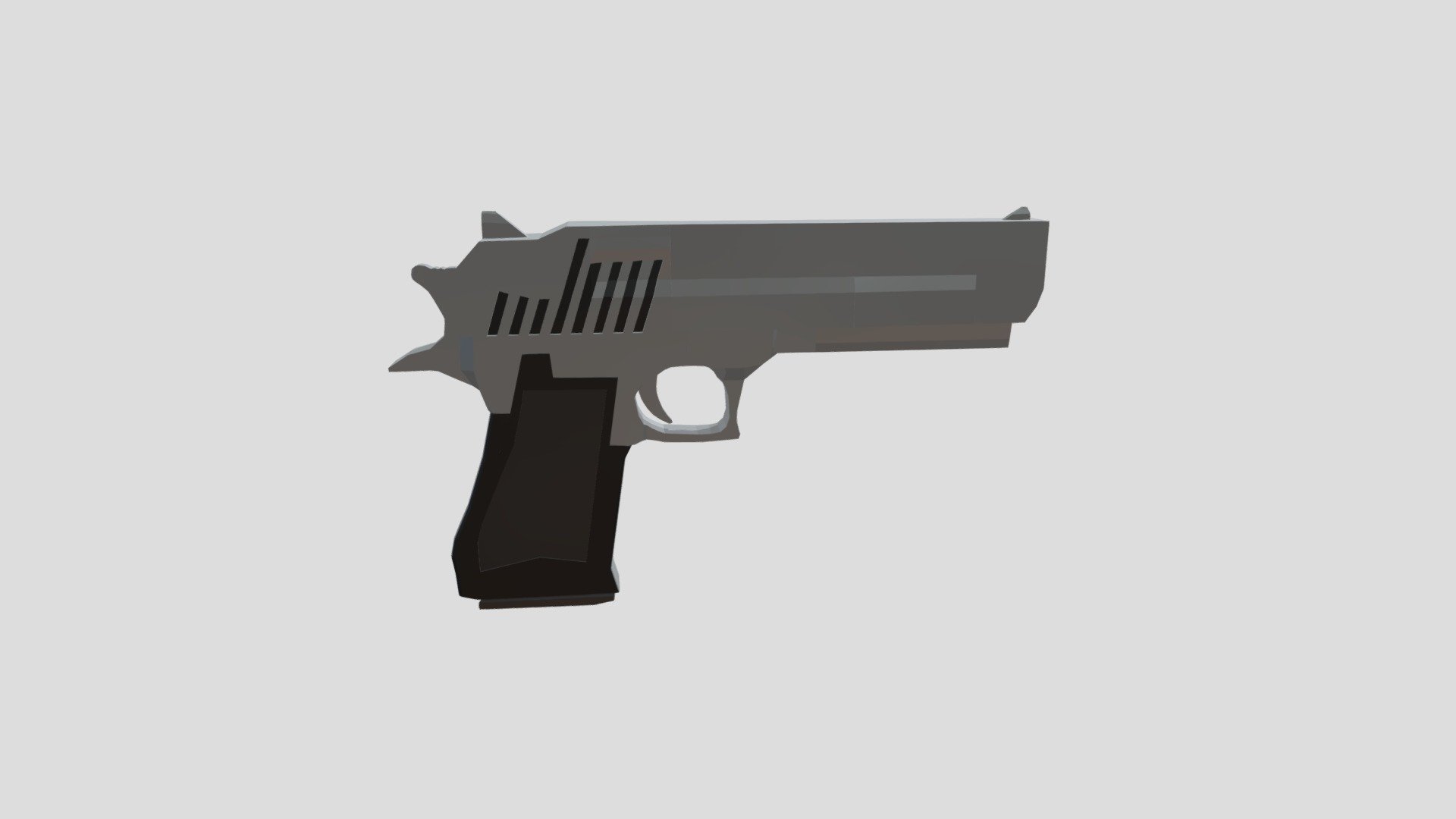 Low Poly Desert Eagle (Rigged) - Download Free 3D model by ElvisS ...