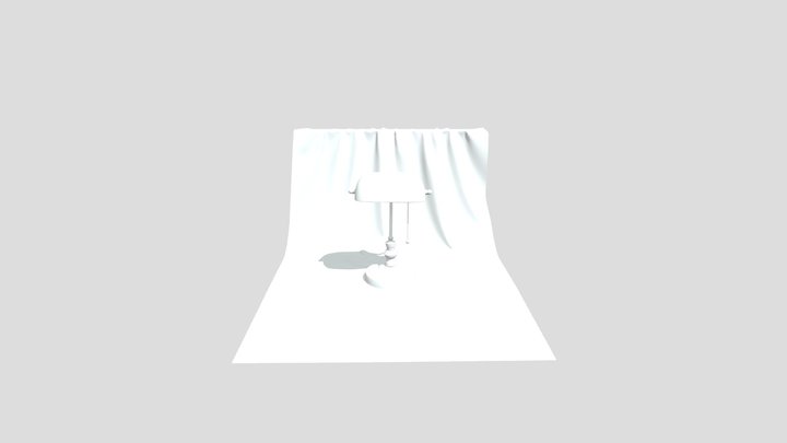 Banker's_Lamp 3D Model