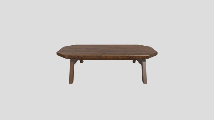 wooden table 3D Model