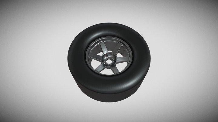 Racing Tire 3D Model